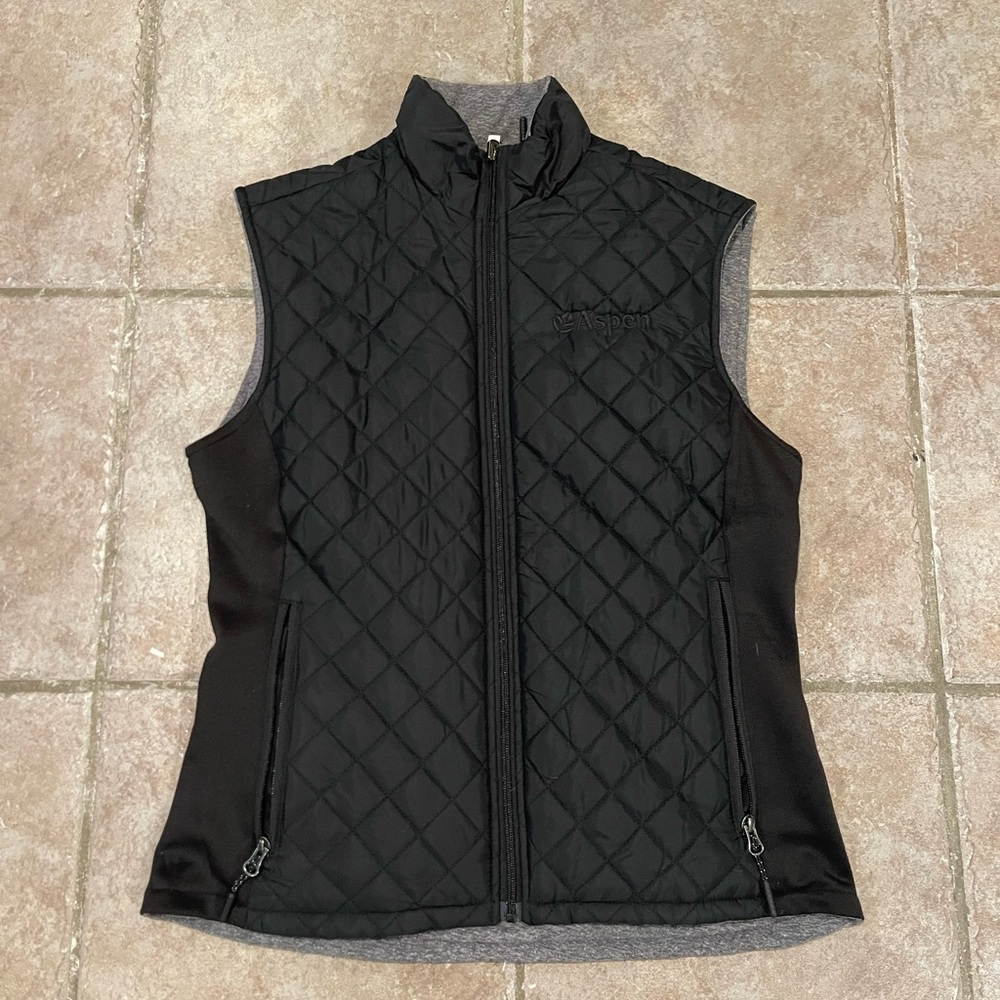 Elegant Black Quilted Vest